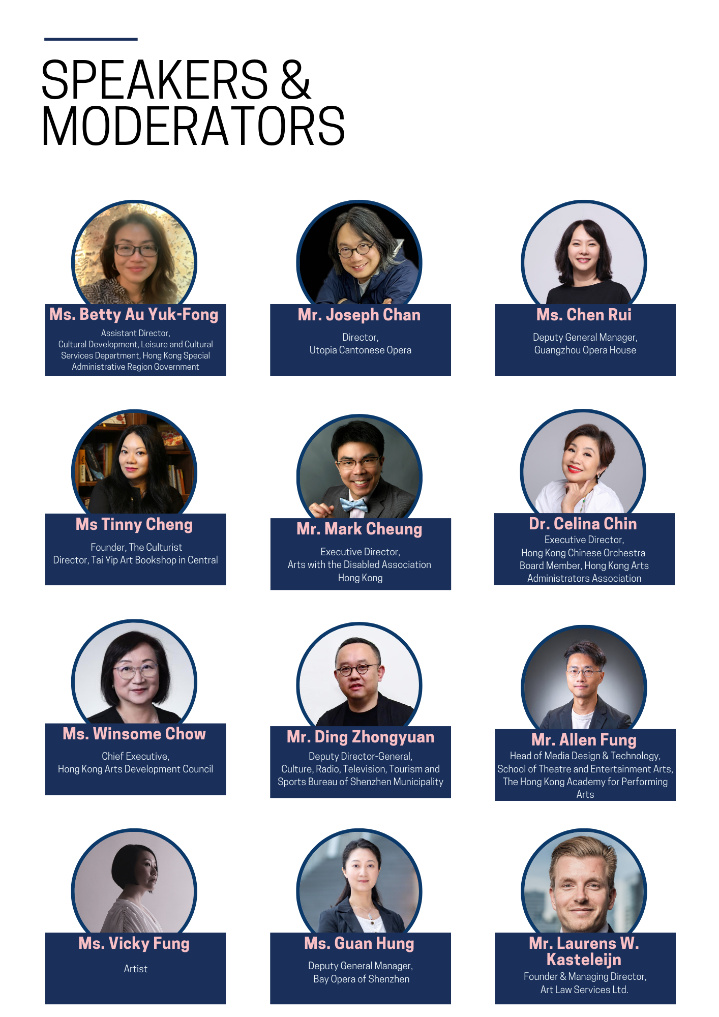 Speaker & Moderator